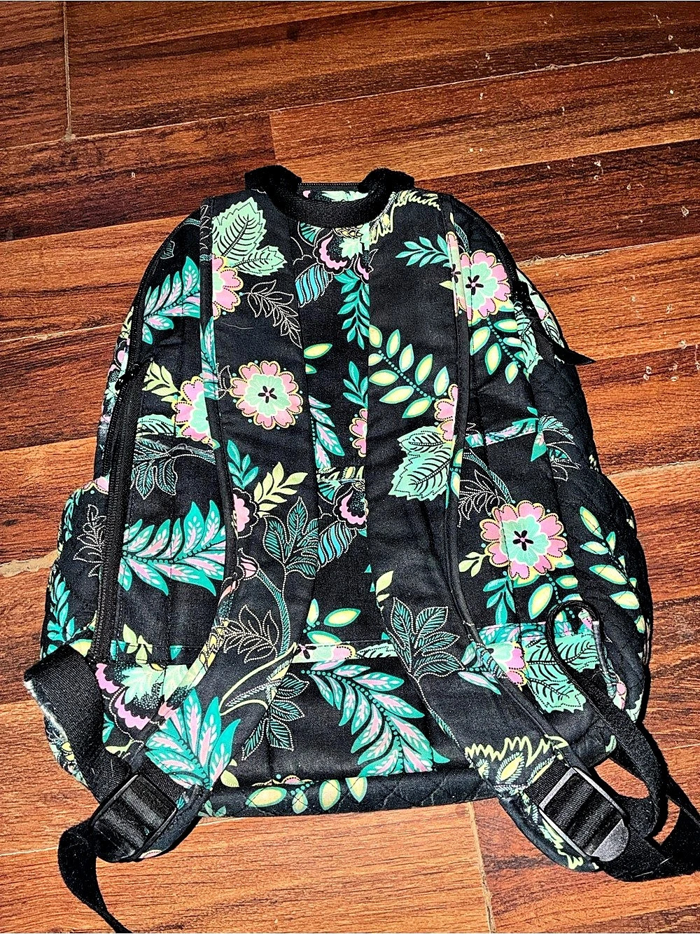Floral Backpack in Black & Multicolor